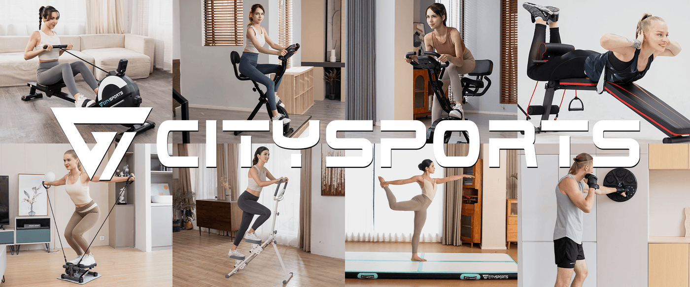 CITYSPORTS indoor fitness equipment in home workout settings