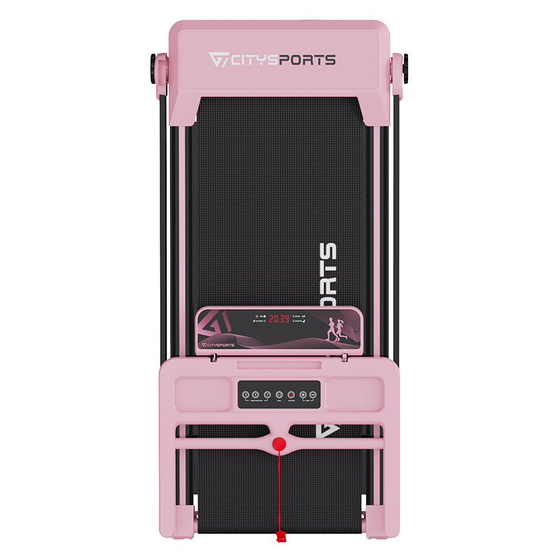 CITYSPORTS WP9 Folding Treadmill – 1400W, 1–12km/h, 26.5kg – Pink