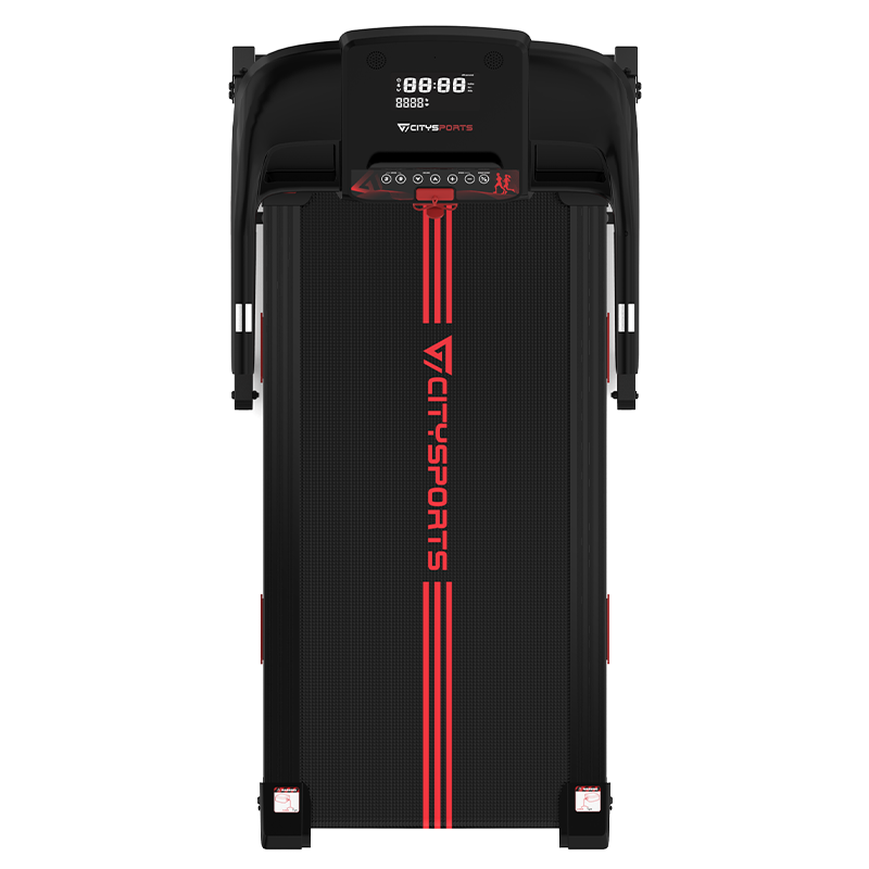 CITYSPORTS WP16 treadmill, overhead view of running deck