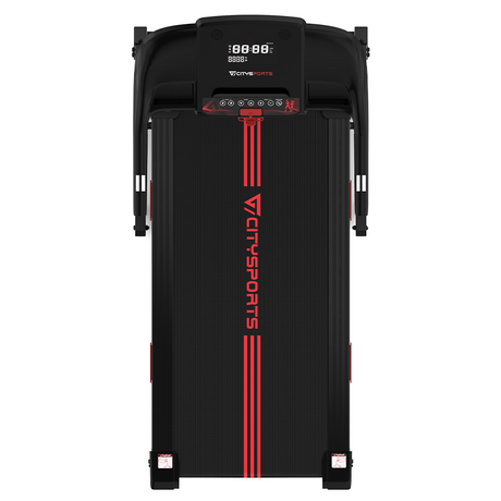 CITYSPORTS WP16 treadmill, overhead view of running deck